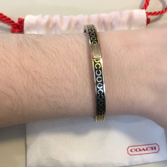 Coach Gold Bangle - Picture 2 of 2